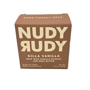 Nudy Rudy Killa Vanilla Plant Oil Soap Puck Shea Butter 4.2 Oz Australia